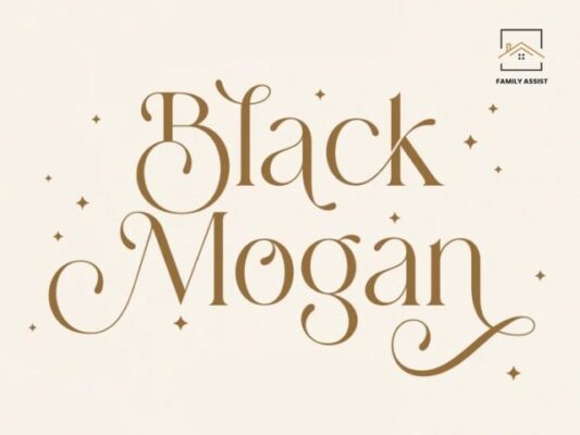 Black Mogan Serif Font