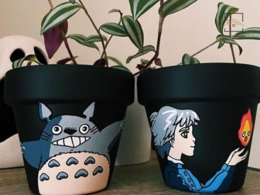 Anime Room Flower Pot Idea