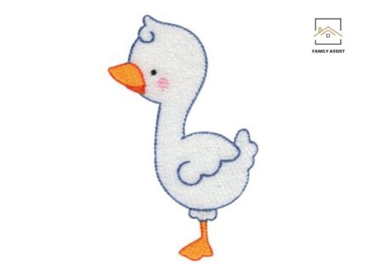 Goose Embroidery Pattern