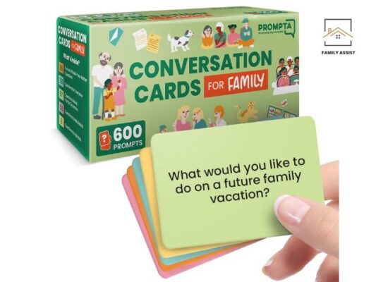 Conversation Starter Cards for Family Game Night